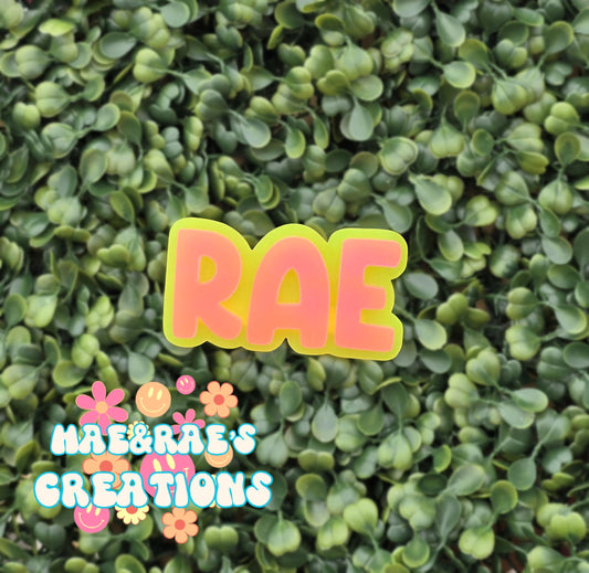 Glow In Dark Name Custom Name - 3inches - 2+ Styles