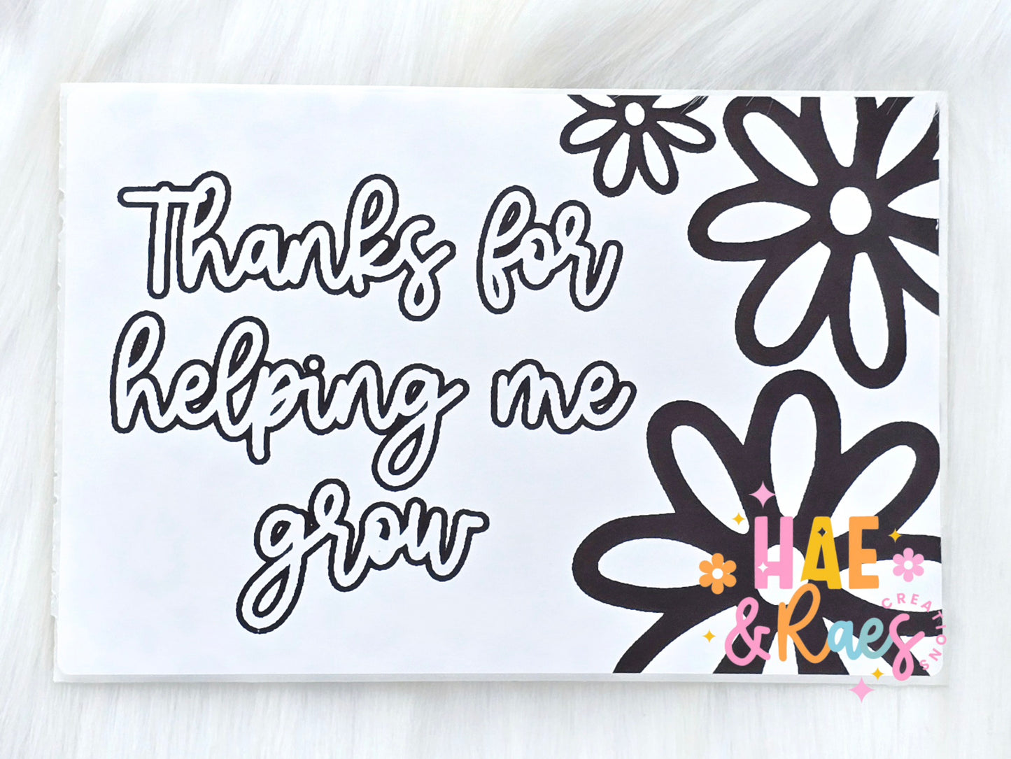 Thank You for helping 4x6 Package Stickers (Copy)