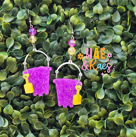 Shovel&Pail Stacked Earrings (2 Styles)